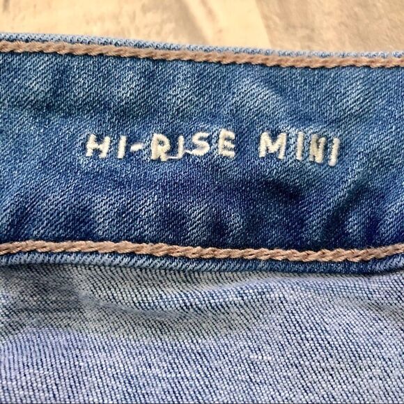 American Eagle Mini Jean Skirt High Rise size 4 - Picture 8 of 10